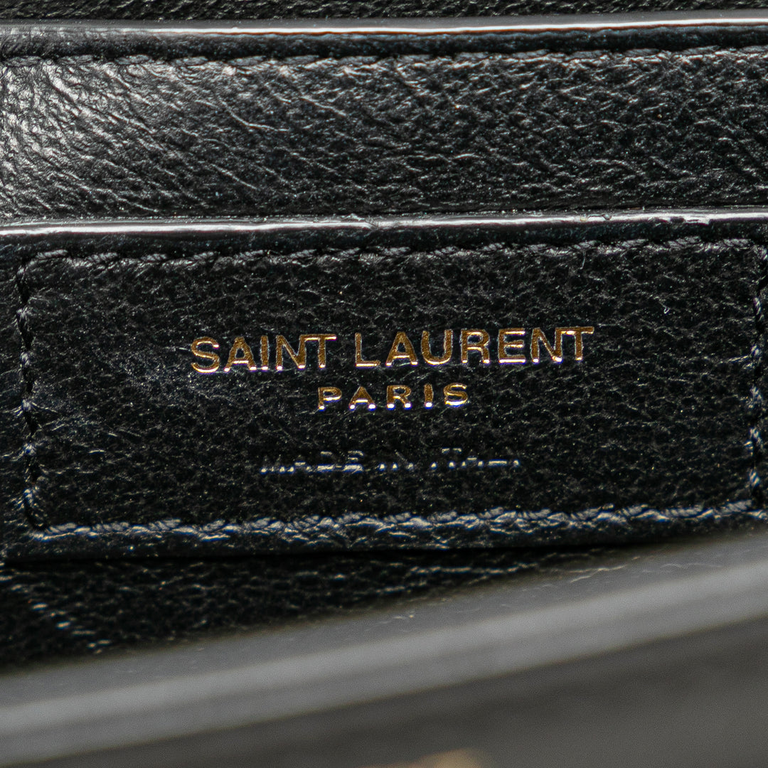 Saint Laurent Medium Cuir de veau Solferino Sac cartable In Boîte
