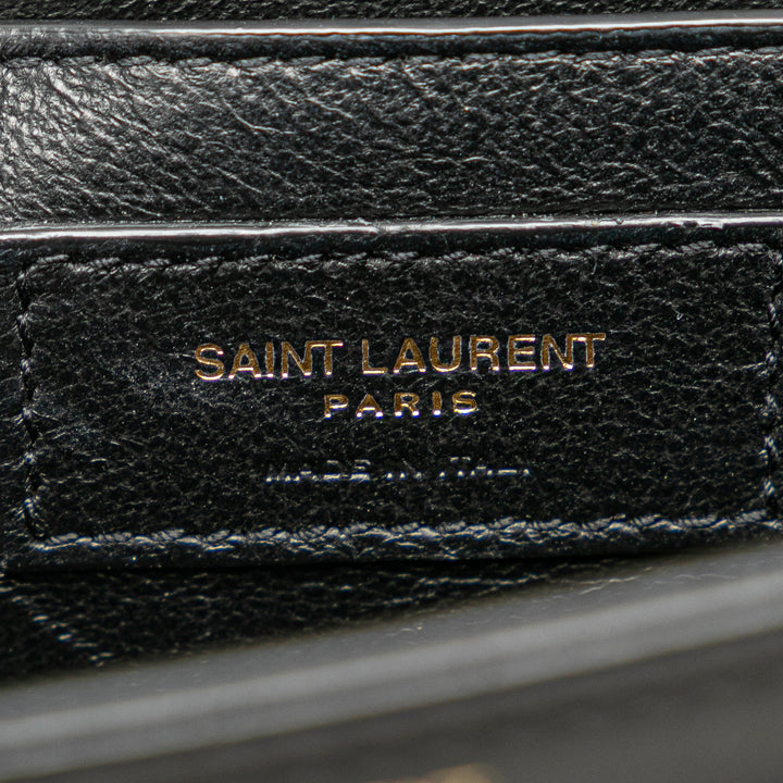 Saint Laurent Medium Cuir de veau Solferino Sac cartable In Boîte