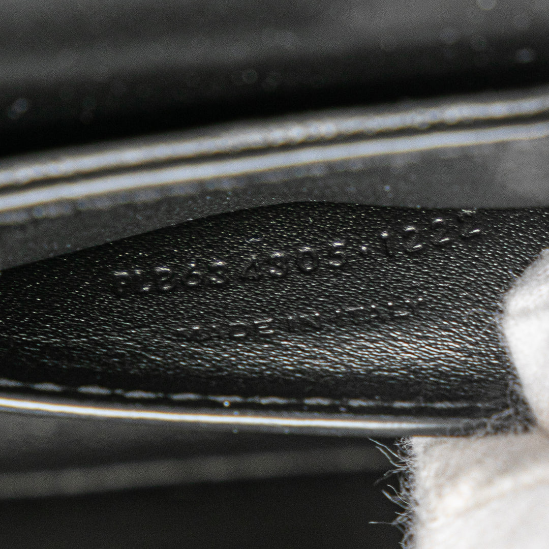 Saint Laurent Medium Cuir de veau Solferino Sac cartable In Boîte