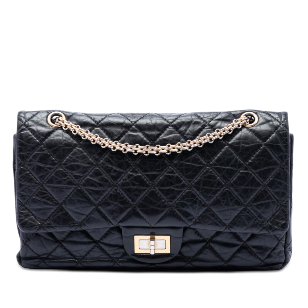 Chanel Matelassé vieilli Cuir de veau Reissue 2.55 Double rabat 227