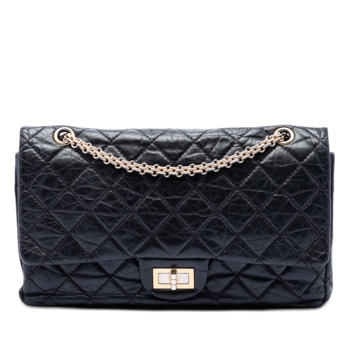 Chanel Matelassé vieilli Cuir de veau Reissue 2.55 Double rabat 227
