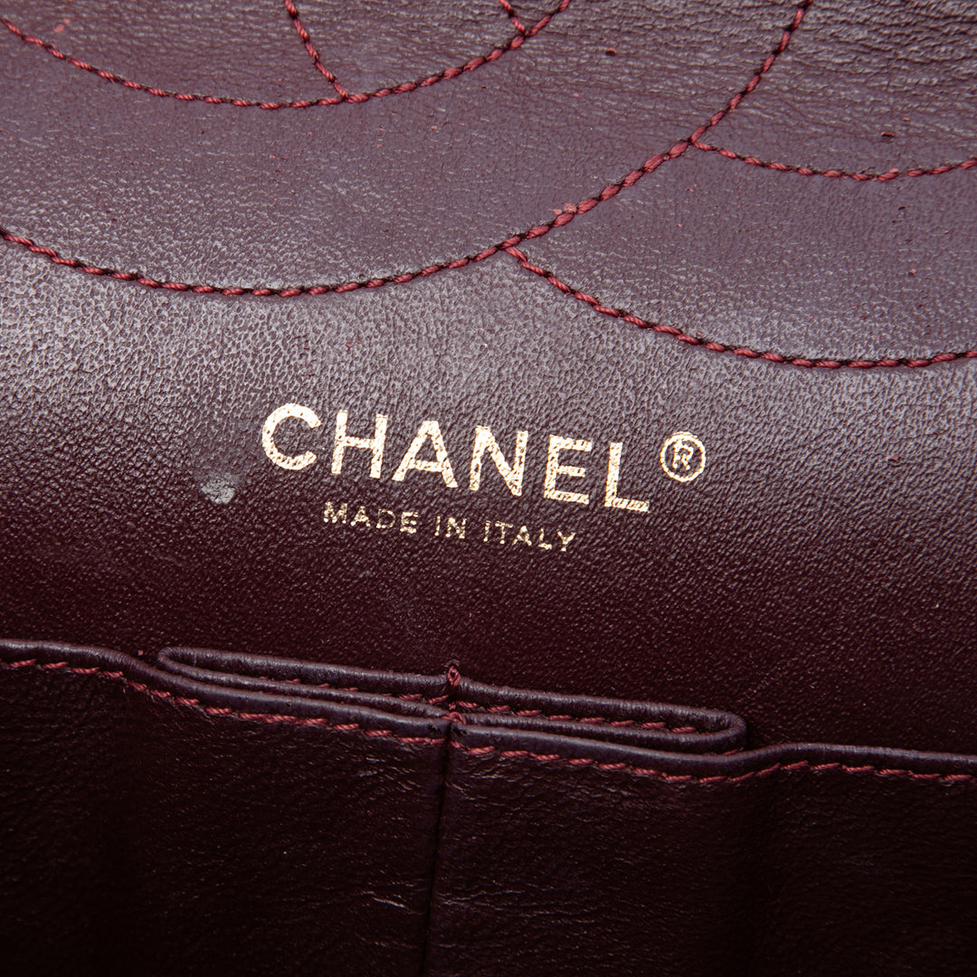 Chanel Matelassé vieilli Cuir de veau Reissue 2.55 Double rabat 227