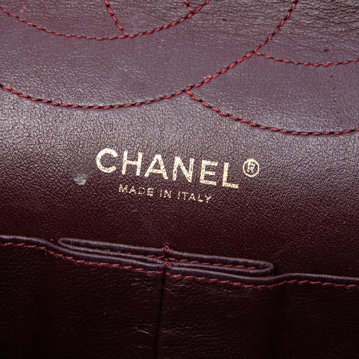 Chanel Matelassé vieilli Cuir de veau Reissue 2.55 Double rabat 227