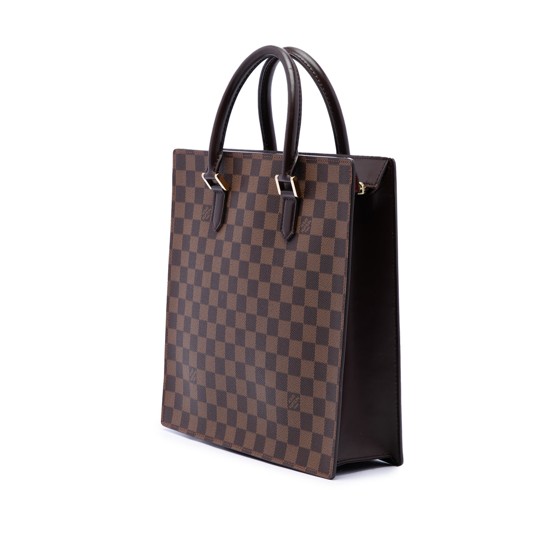Venice Sac Plat Damier Ébène Marron