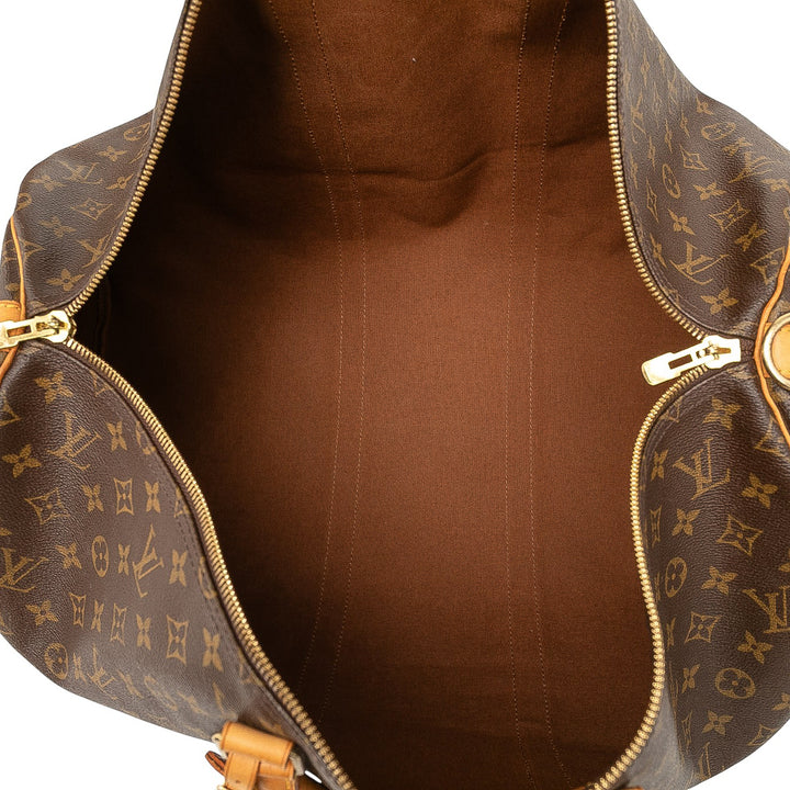 Louis Vuitton Monogram Keepall Bandouliere 55 Marron