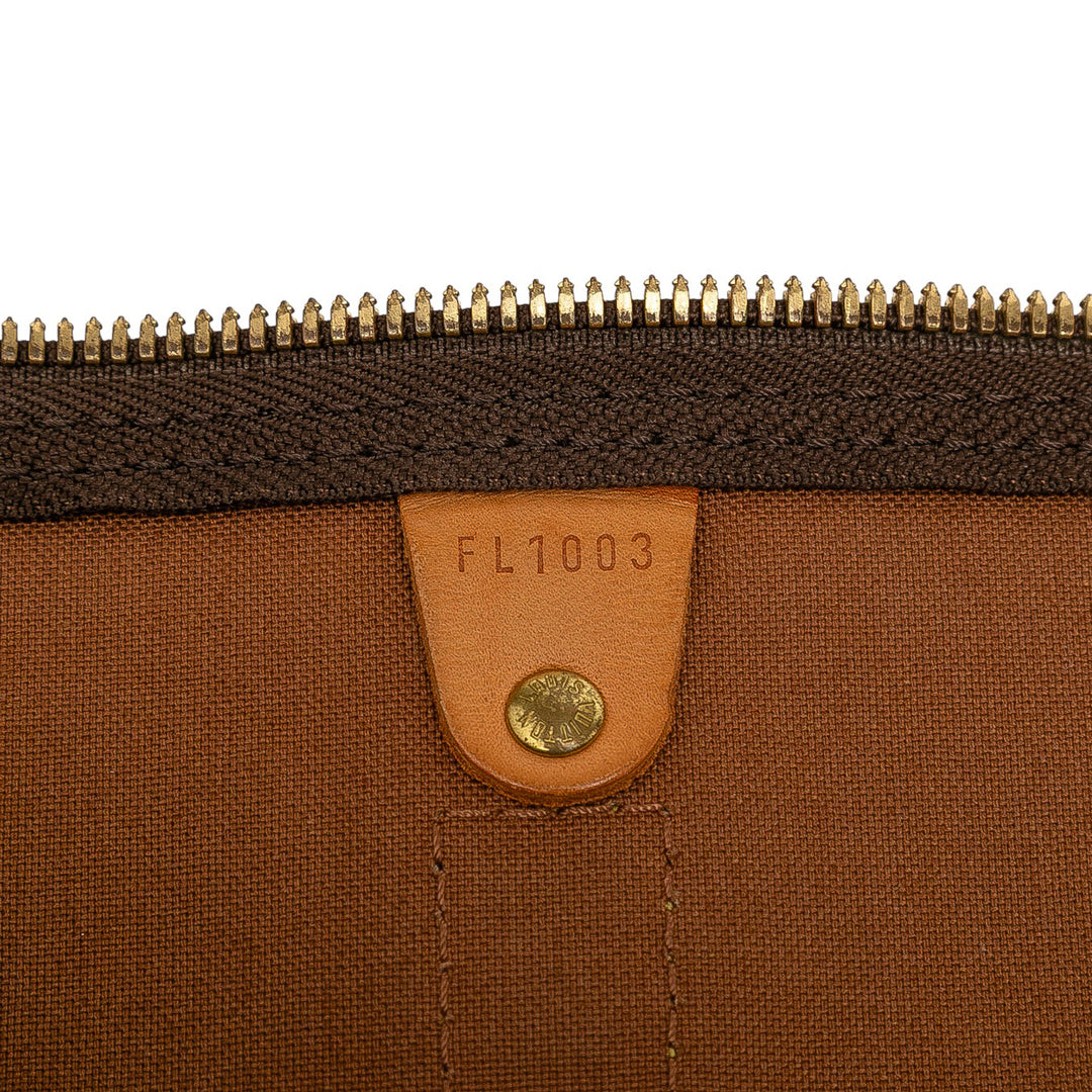 Louis Vuitton Monogram Keepall Bandouliere 55 Marron
