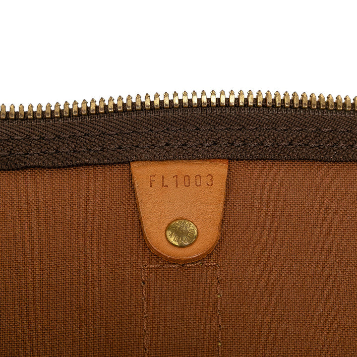 Louis Vuitton Monogram Keepall Bandouliere 55 Marron