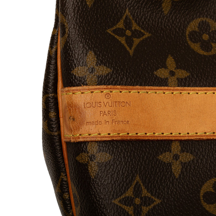 Louis Vuitton Monogram Keepall Bandouliere 55 Marron