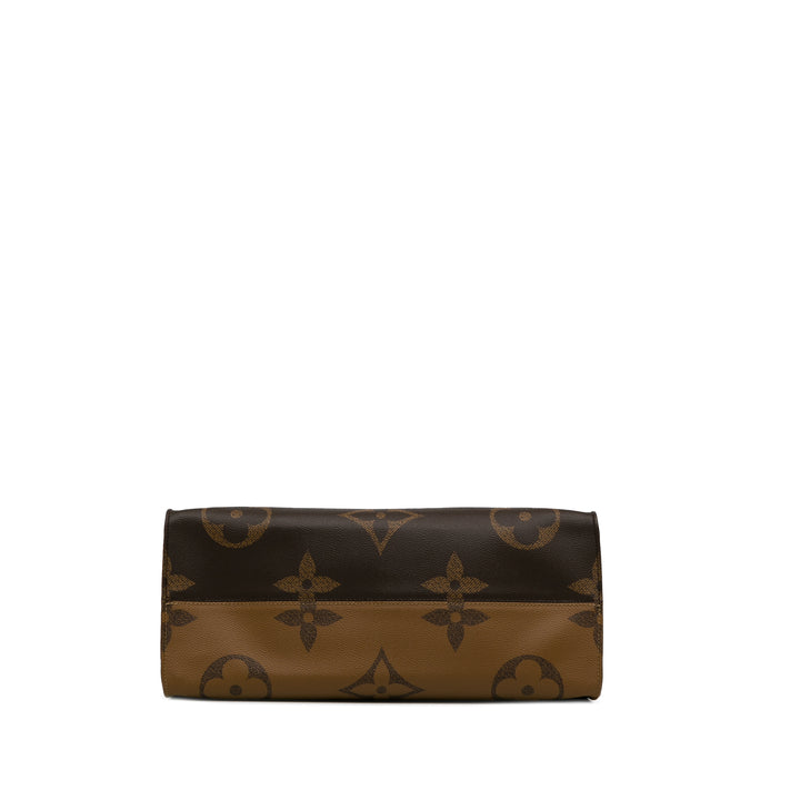 Louis Vuitton Monogram Reverse Giant OnTheGo GM Marron