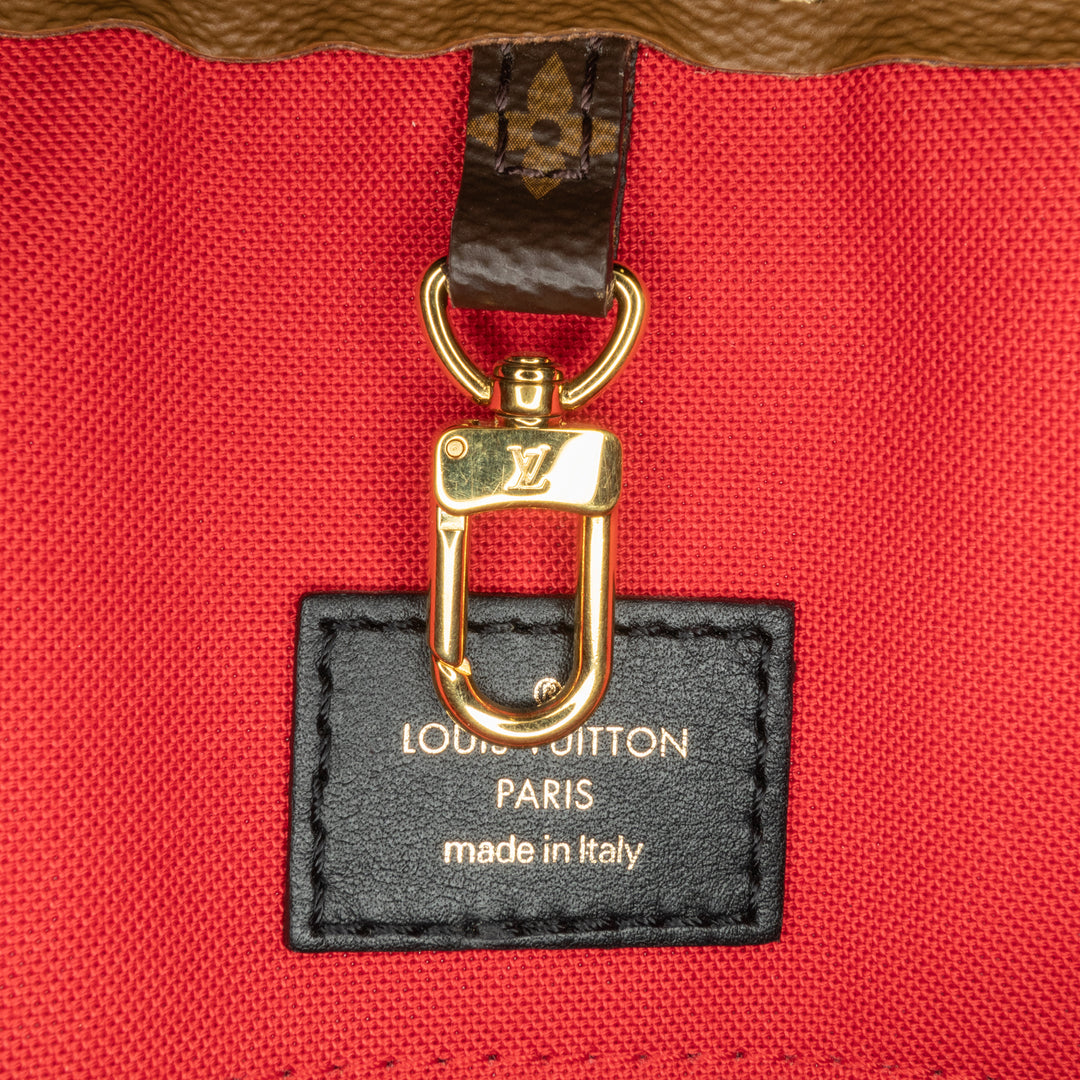 Louis Vuitton Monogram Reverse Giant OnTheGo GM Marron