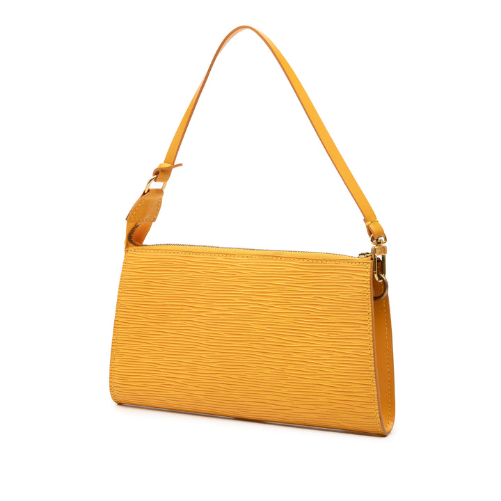 Louis Vuitton Pochette Accessoires Épi Jaune – vue 2 – GABY PARIS