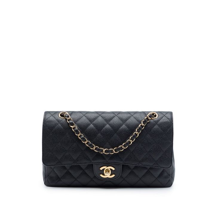 Chanel Medium Classic Caviar Double rabat