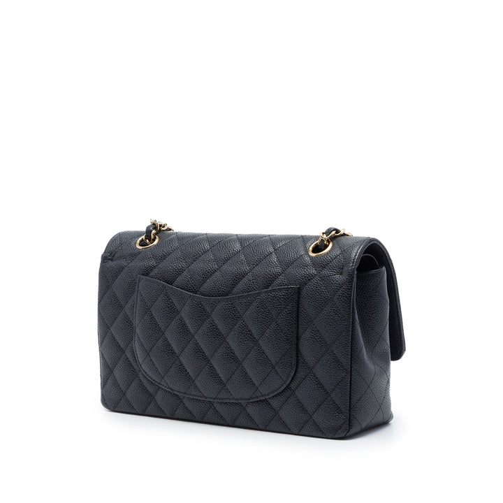 Chanel Medium Classic Caviar Double rabat
