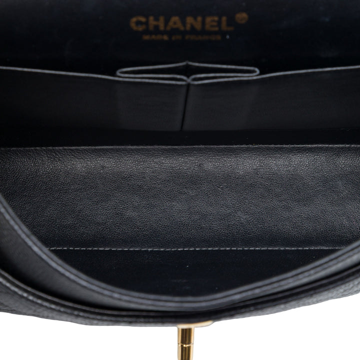 Chanel Medium Classic Caviar Double rabat