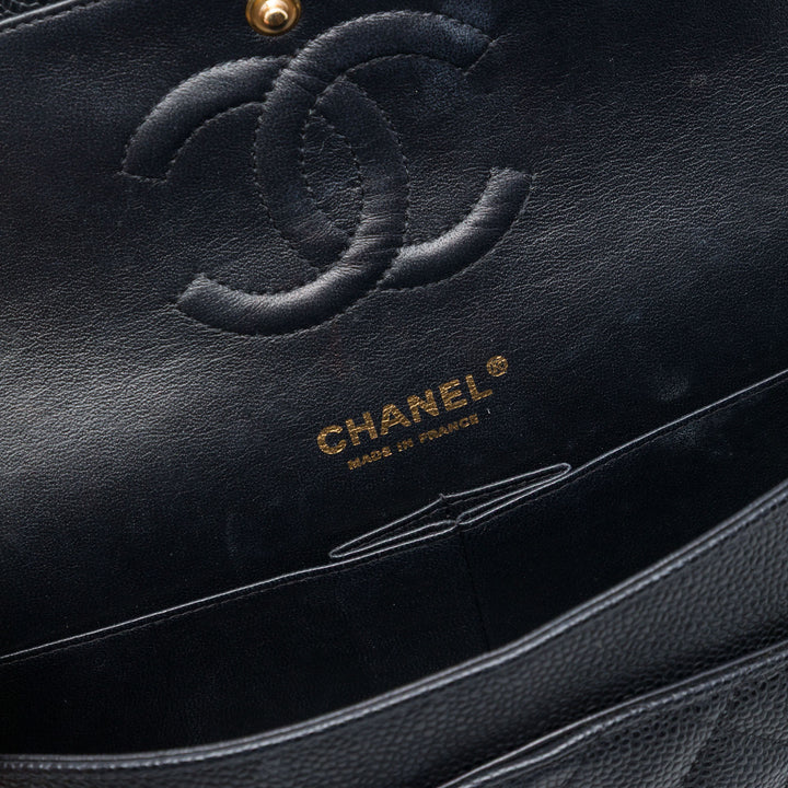 Chanel Medium Classic Caviar Double rabat