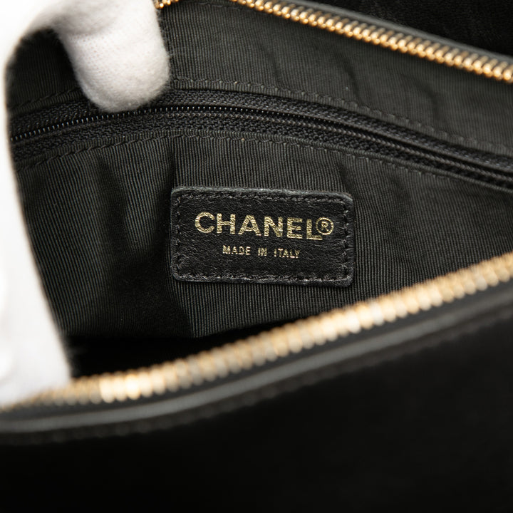 Chocolate Bar Barrel Sac Cuir d'agneau Noir