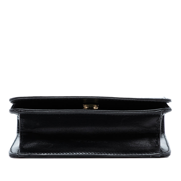Saint Laurent Smooth Cuir de veau Monogram Sac porté croisé