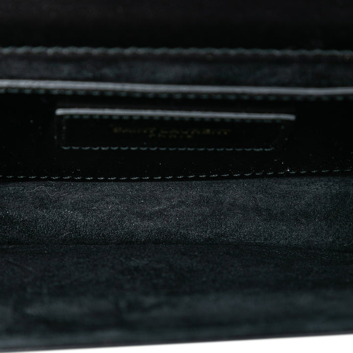 Saint Laurent Smooth Cuir de veau Monogram Sac porté croisé