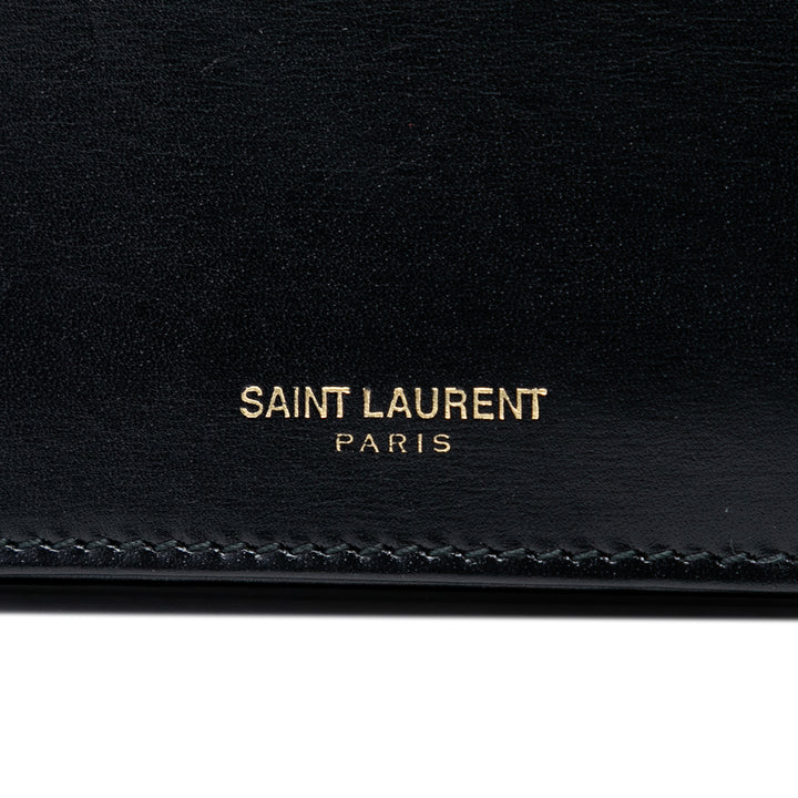 Saint Laurent Smooth Cuir de veau Monogram Sac porté croisé