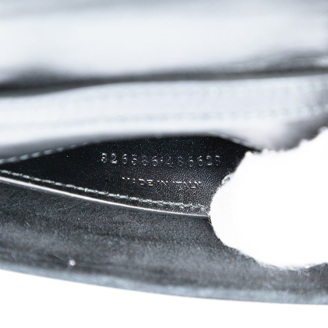 Saint Laurent Smooth Cuir de veau Monogram Sac porté croisé