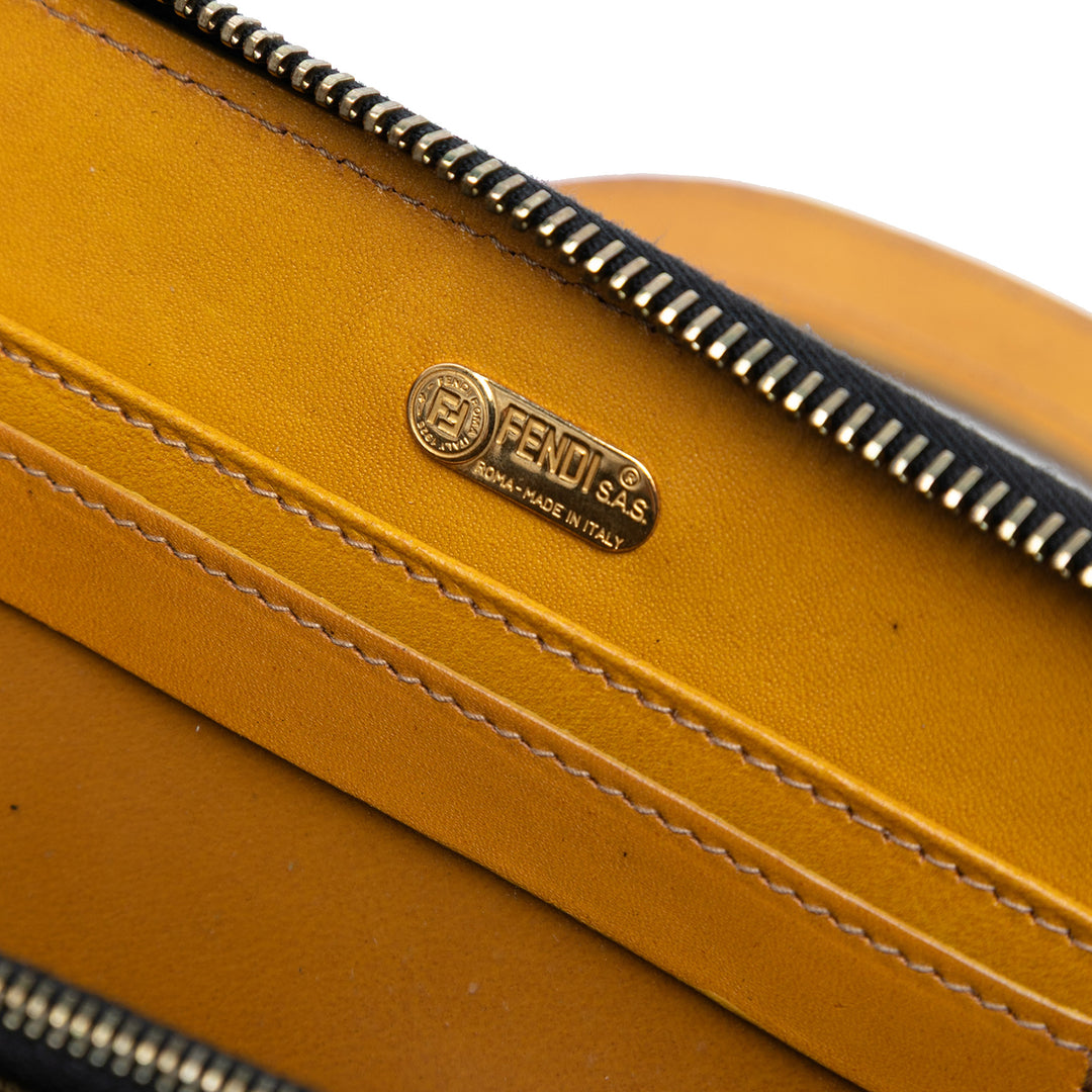 Fendi Zebra Print Toile Twins Sac à main Marron – GABY PARIS Authentique