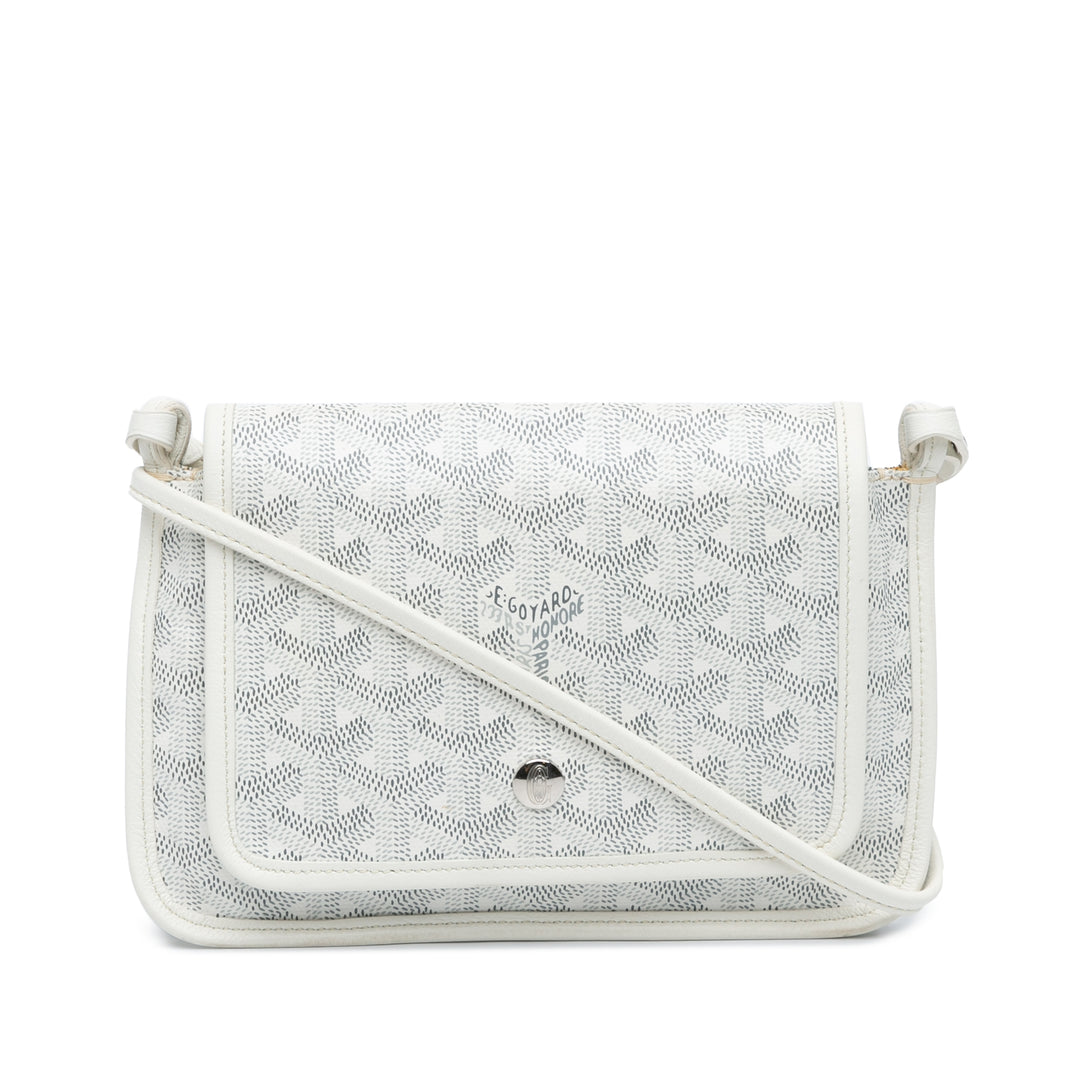 Goyardine Plumet Pocket Wallet White - Gaby Paris