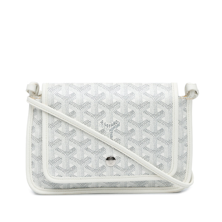 Goyardine Plumet Pocket Wallet White - Gaby Paris