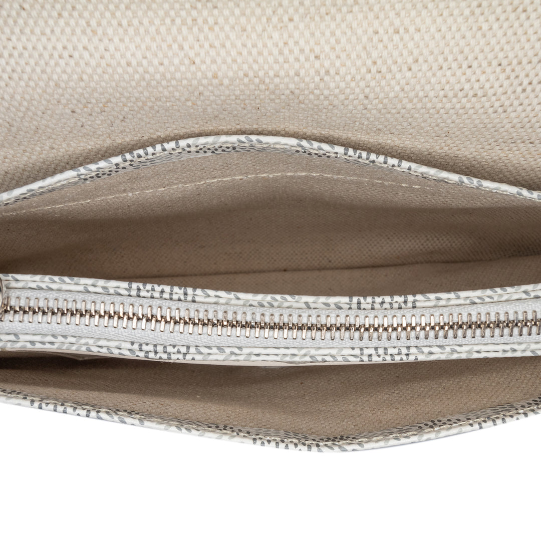 Goyardine Plumet Pocket Wallet White - Gaby Paris