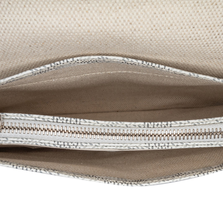 Goyardine Plumet Pocket Wallet White - Gaby Paris