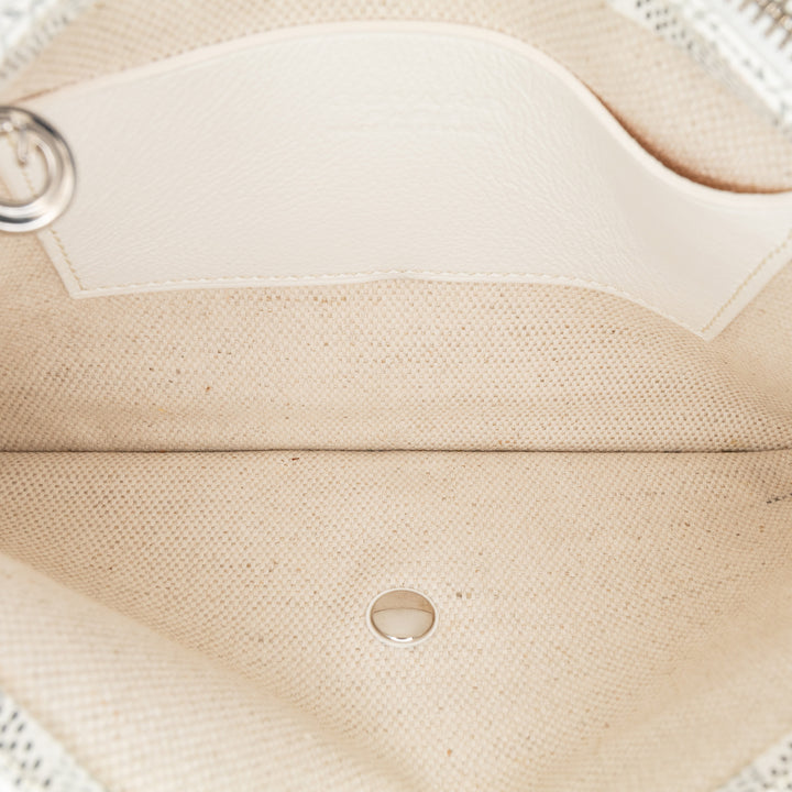 Goyardine Plumet Pocket Wallet White - Gaby Paris