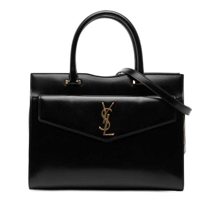 Saint Laurent Medium Smooth Cuir de veau Monogram Uptown Sac