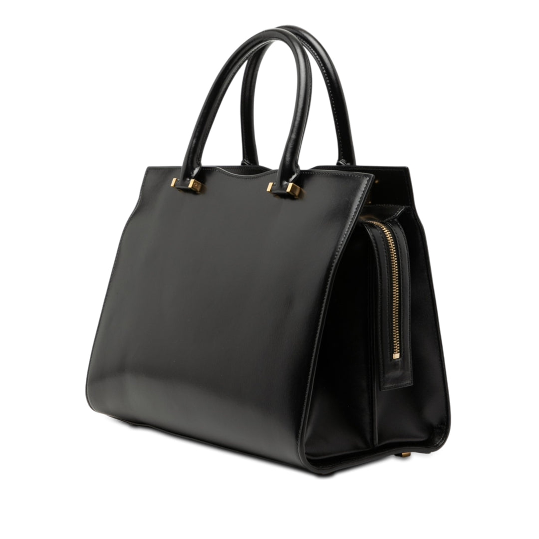 Saint Laurent Medium Smooth Cuir de veau Monogram Uptown Sac
