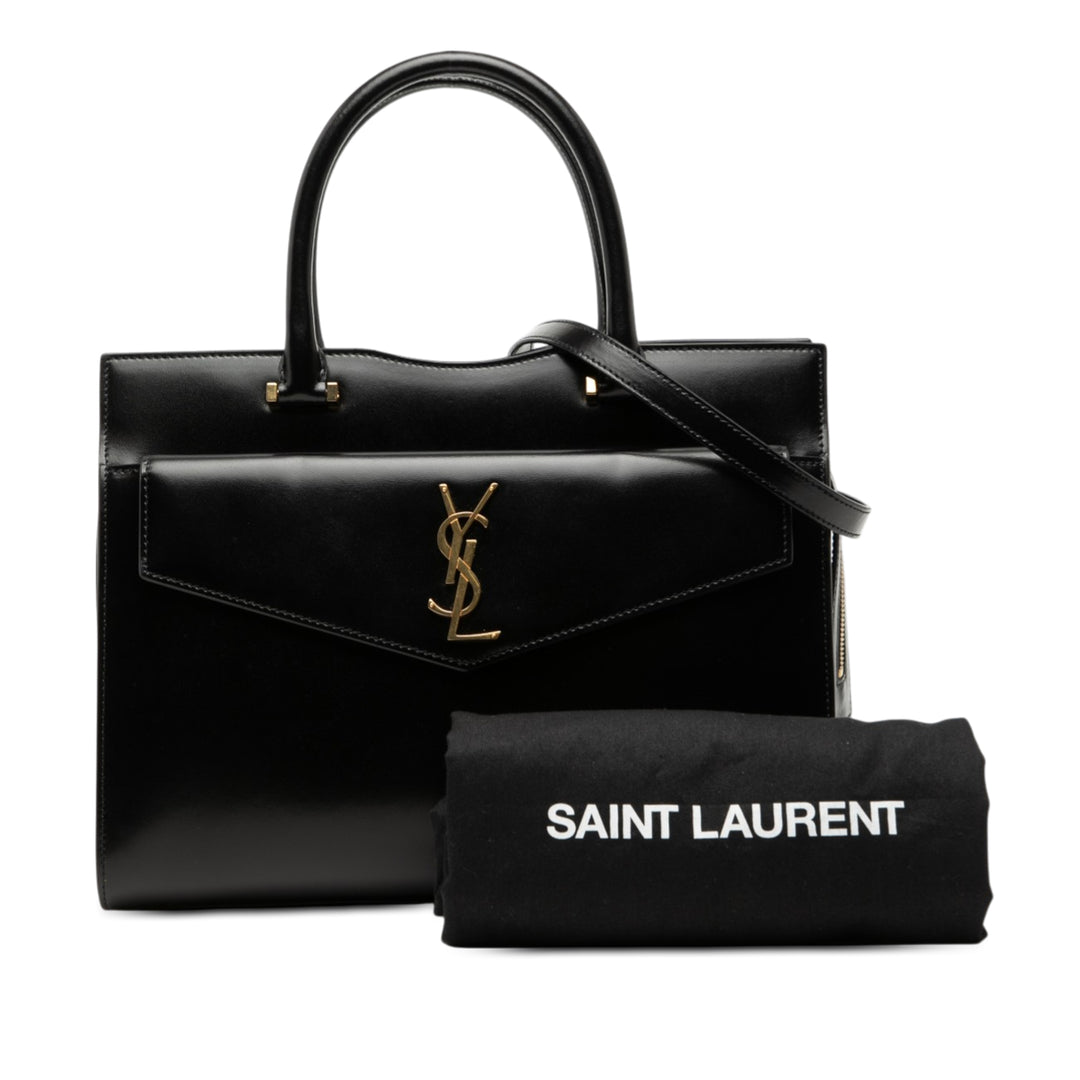 Saint Laurent Medium Smooth Cuir de veau Monogram Uptown Sac