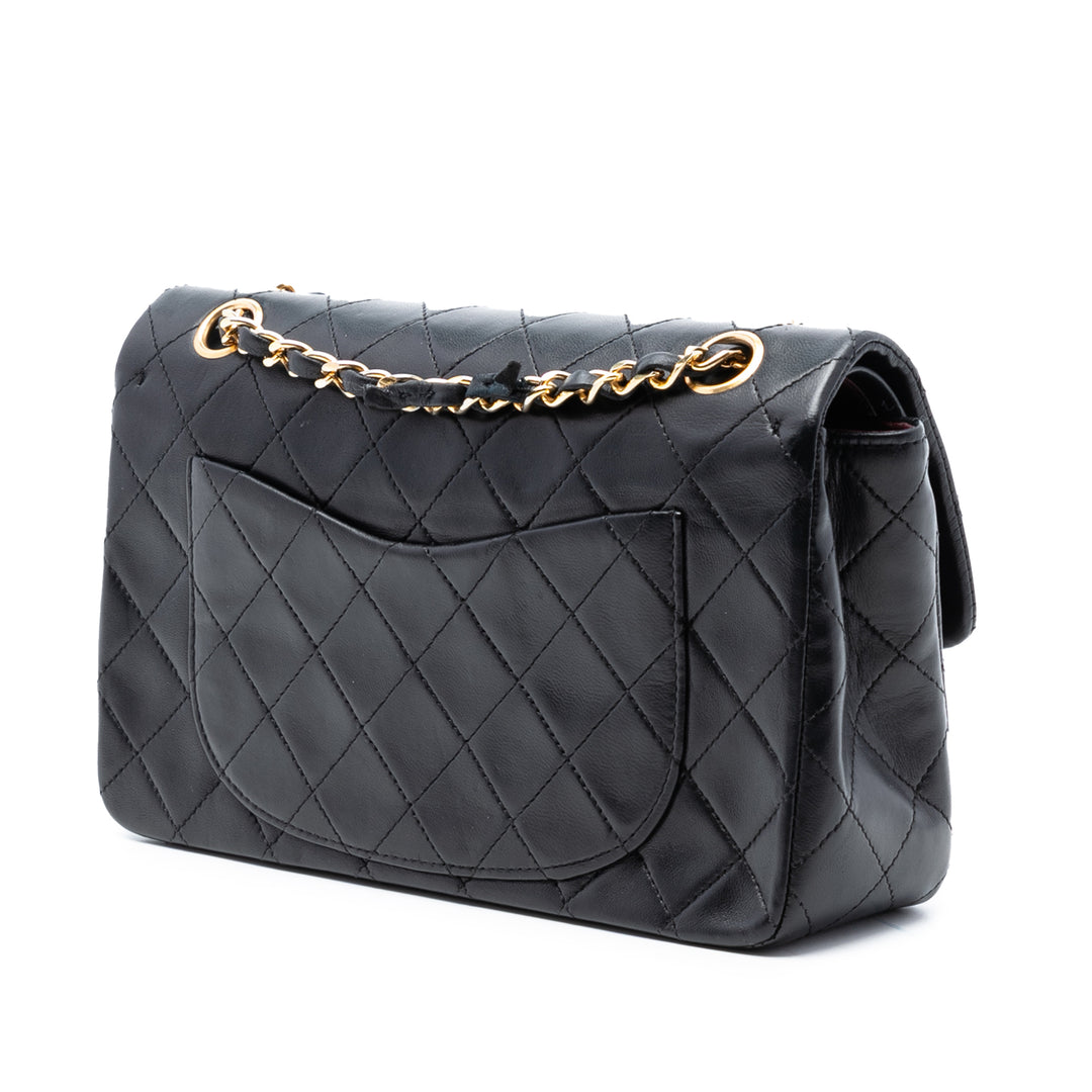 Chanel Small Classic Cuir d’agneau Double rabat