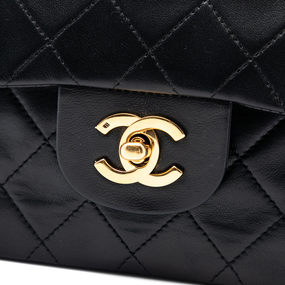 Chanel Small Classic Cuir d’agneau Double rabat