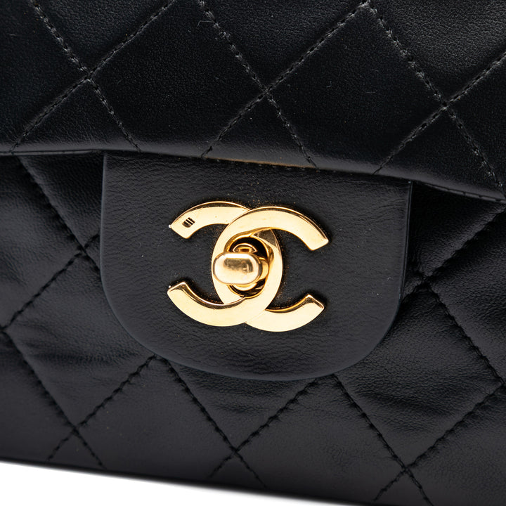 Chanel Small Classic Cuir d’agneau Double rabat