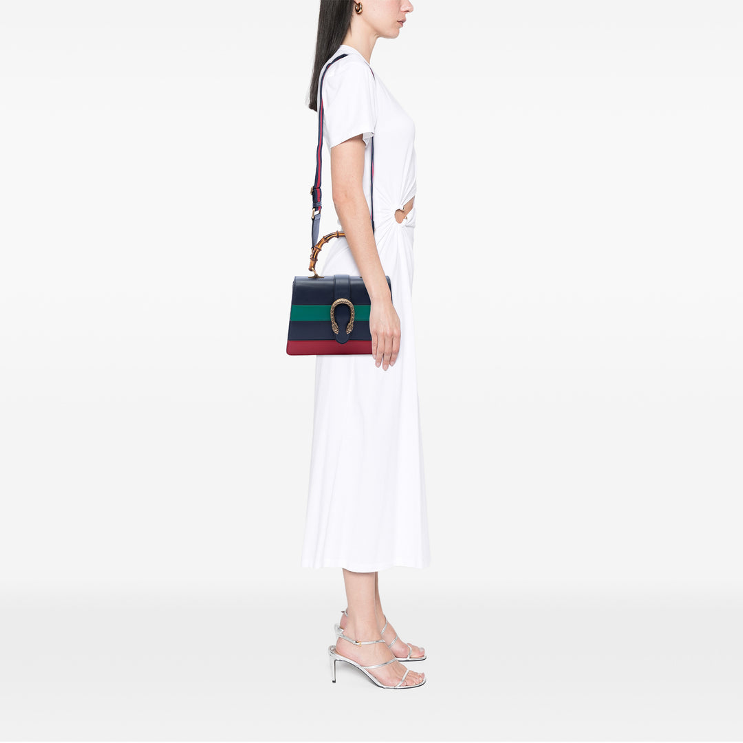 Gucci Medium Cuir Bamboo Dionysus Web Sac