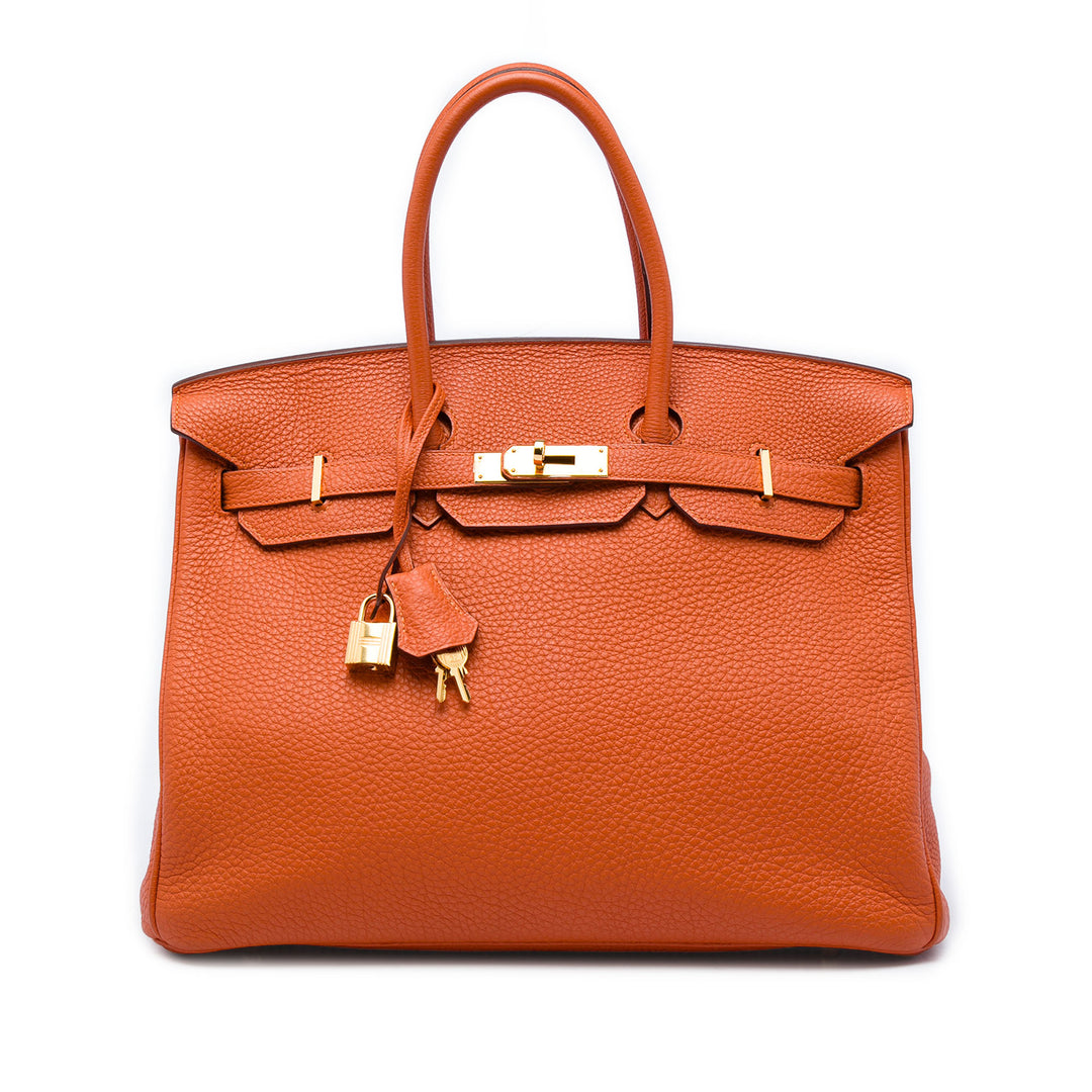 Hermès Birkin Retourne 35 Togo Orange