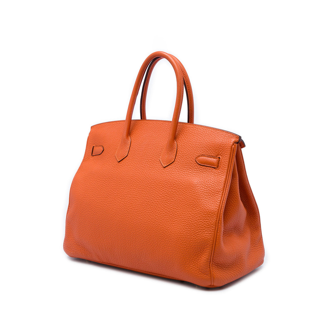 Hermès Birkin Retourne 35 Togo Orange
