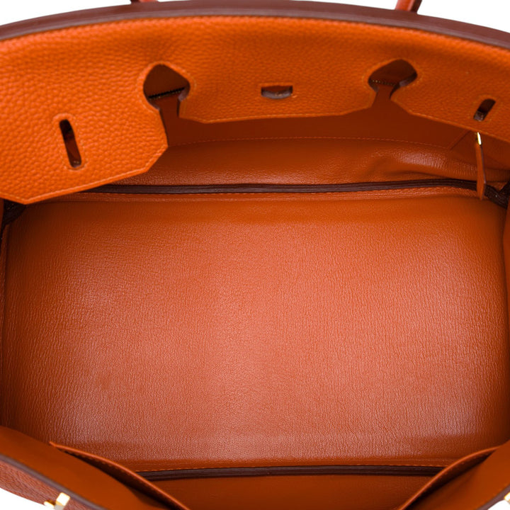 Hermès Birkin Retourne 35 Togo Orange