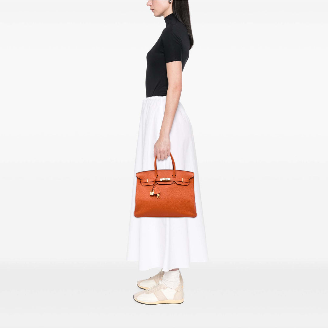 Hermès Birkin Retourne 35 Togo Orange