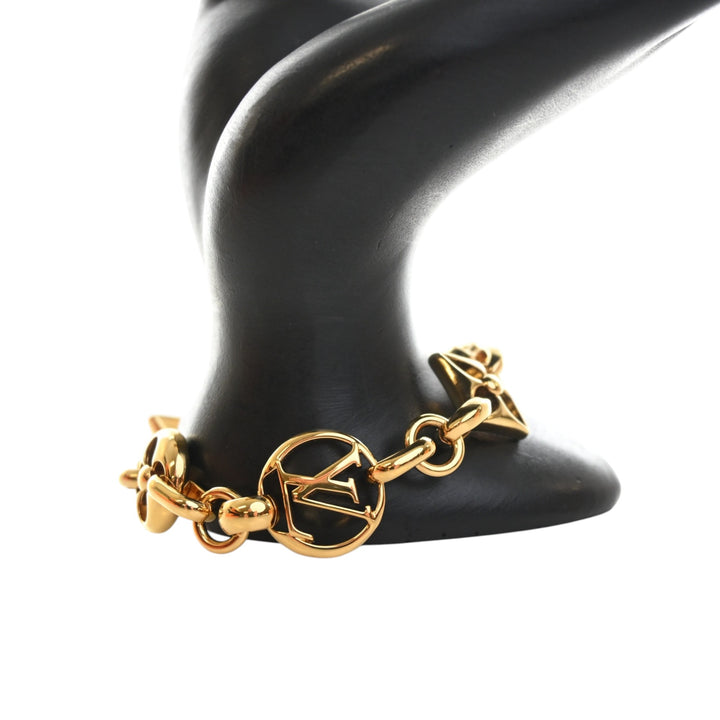 plaqué Crazy In Lock Bracelet Monogram Doré