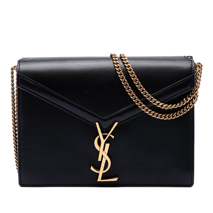 Cassandra Fermoir Sac Cuir de veau lisse Noir