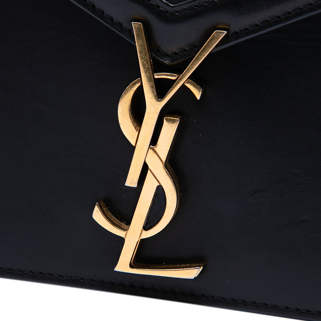 Cassandra Fermoir Sac Cuir de veau lisse Noir