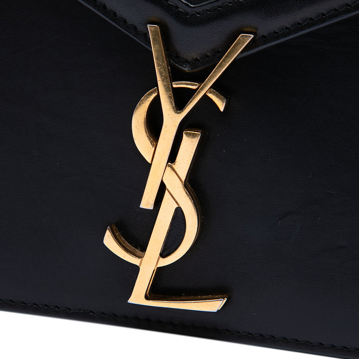 Cassandra Fermoir Sac Cuir de veau lisse Noir