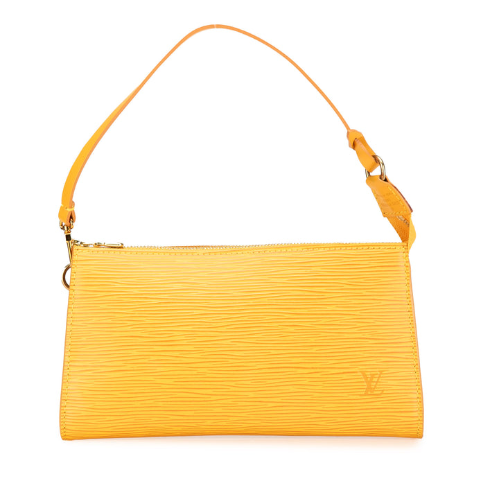 Epi Pochette Accessoires Yellow - Gaby Paris