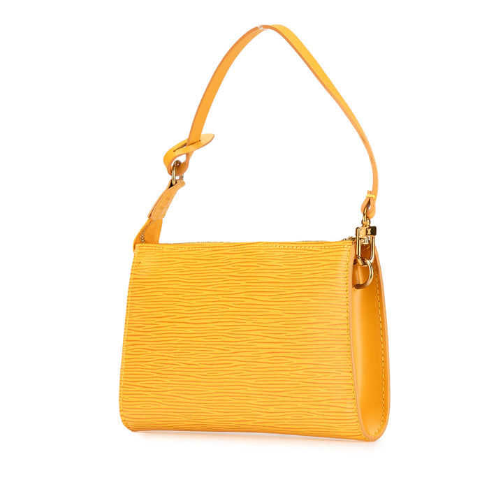 Epi Pochette Accessoires Yellow - Gaby Paris