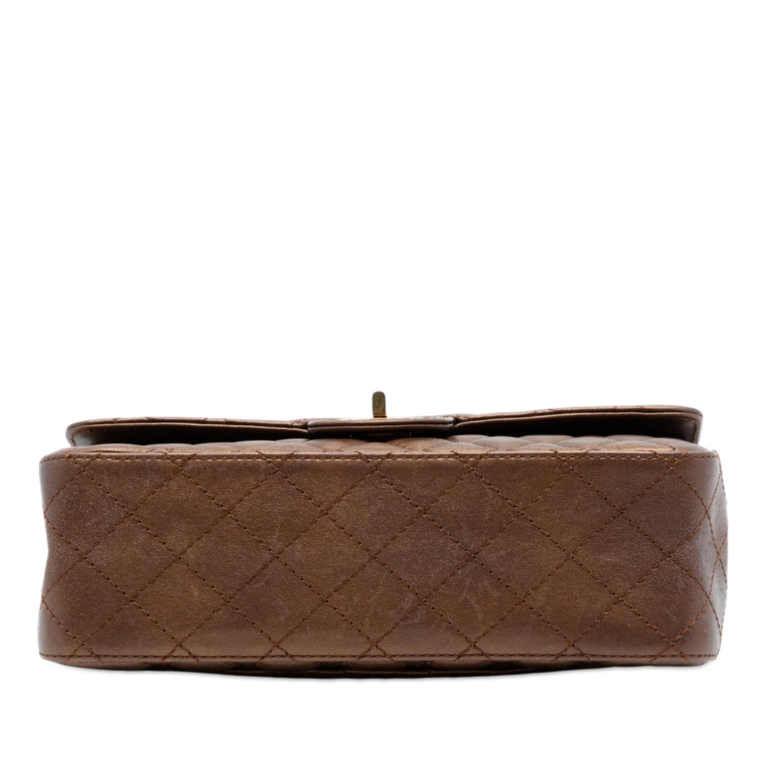 Chanel Matelassé Metallic Cuir de veau Reissue 2.55 Double rabat 225
