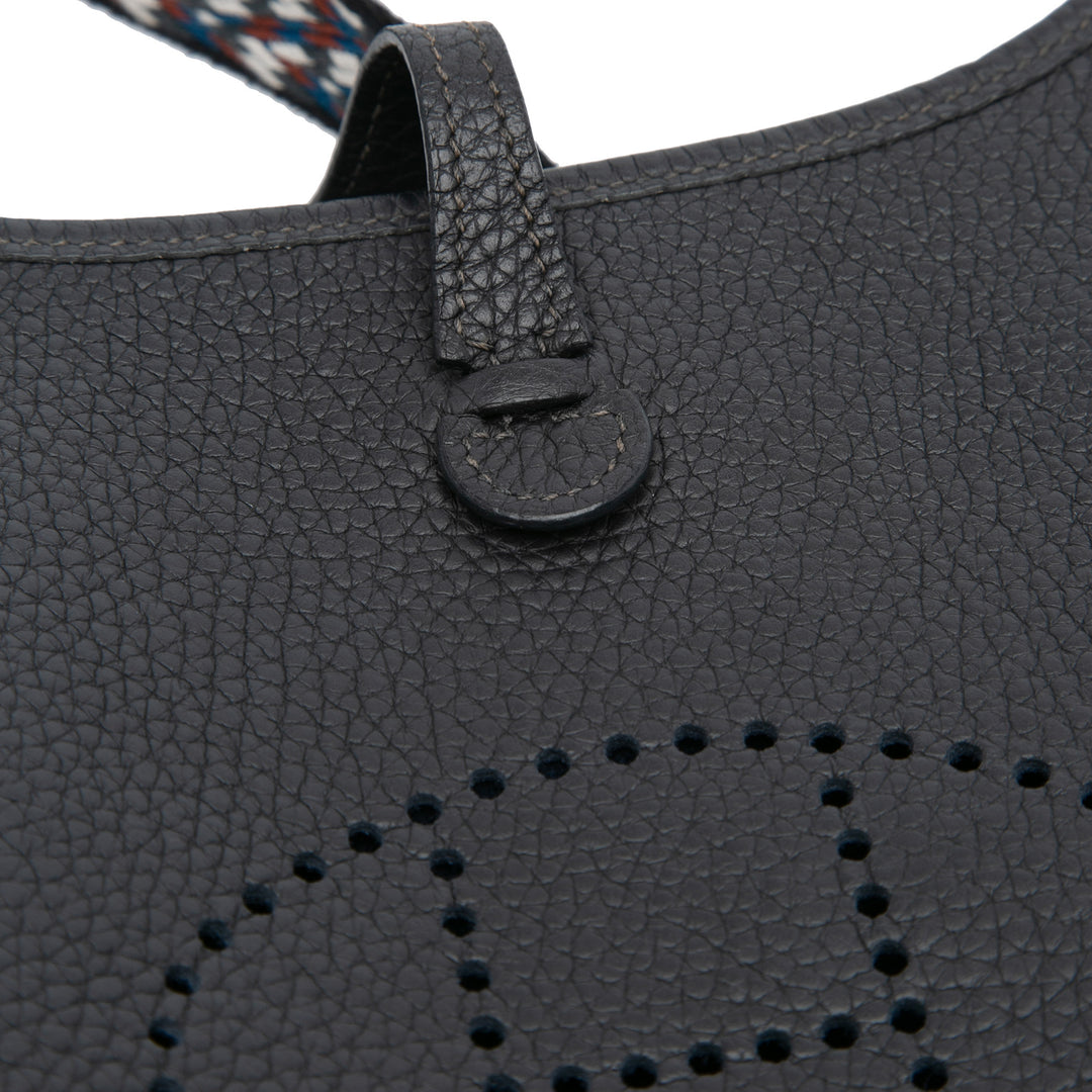 Hermès Clemence Evelyne TPM Bleu – GABY PARIS Authentique