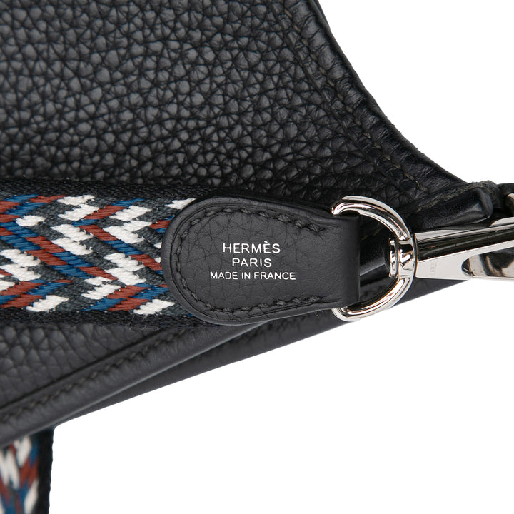 Hermès Clemence Evelyne TPM Bleu – GABY PARIS Authentique